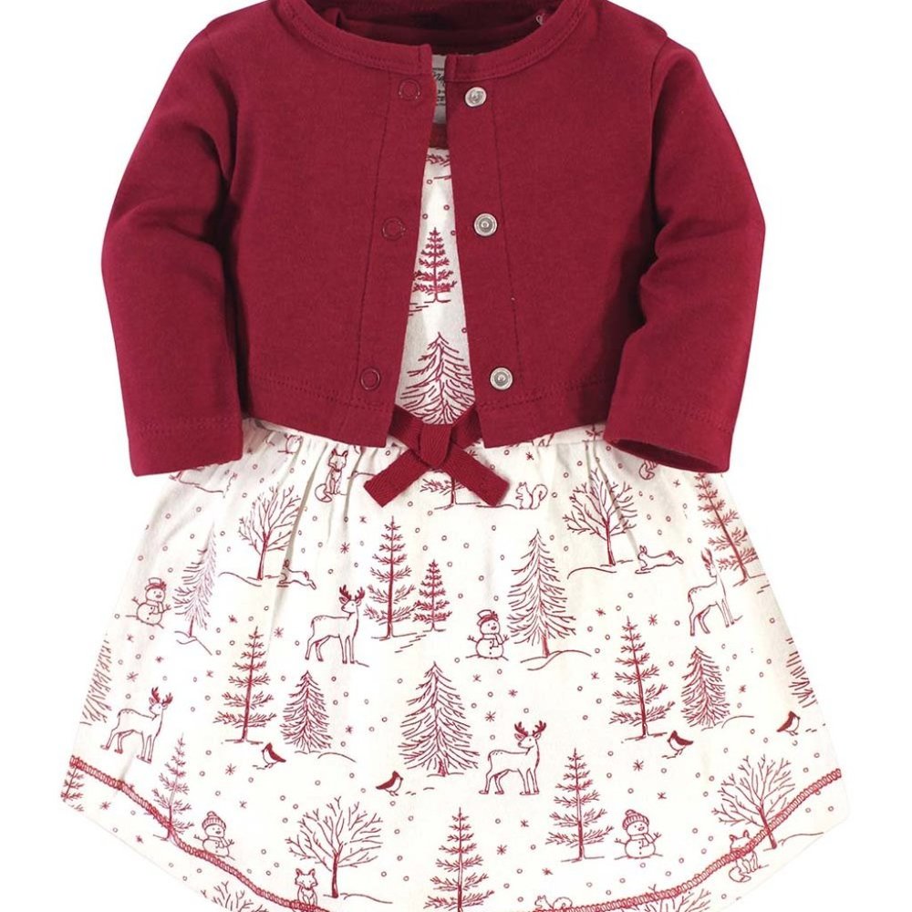 NWT Cream Long Sleeve Winter Woodland dress